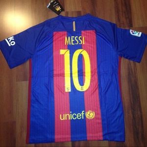 Messi Barcelona home jersey Mens size S